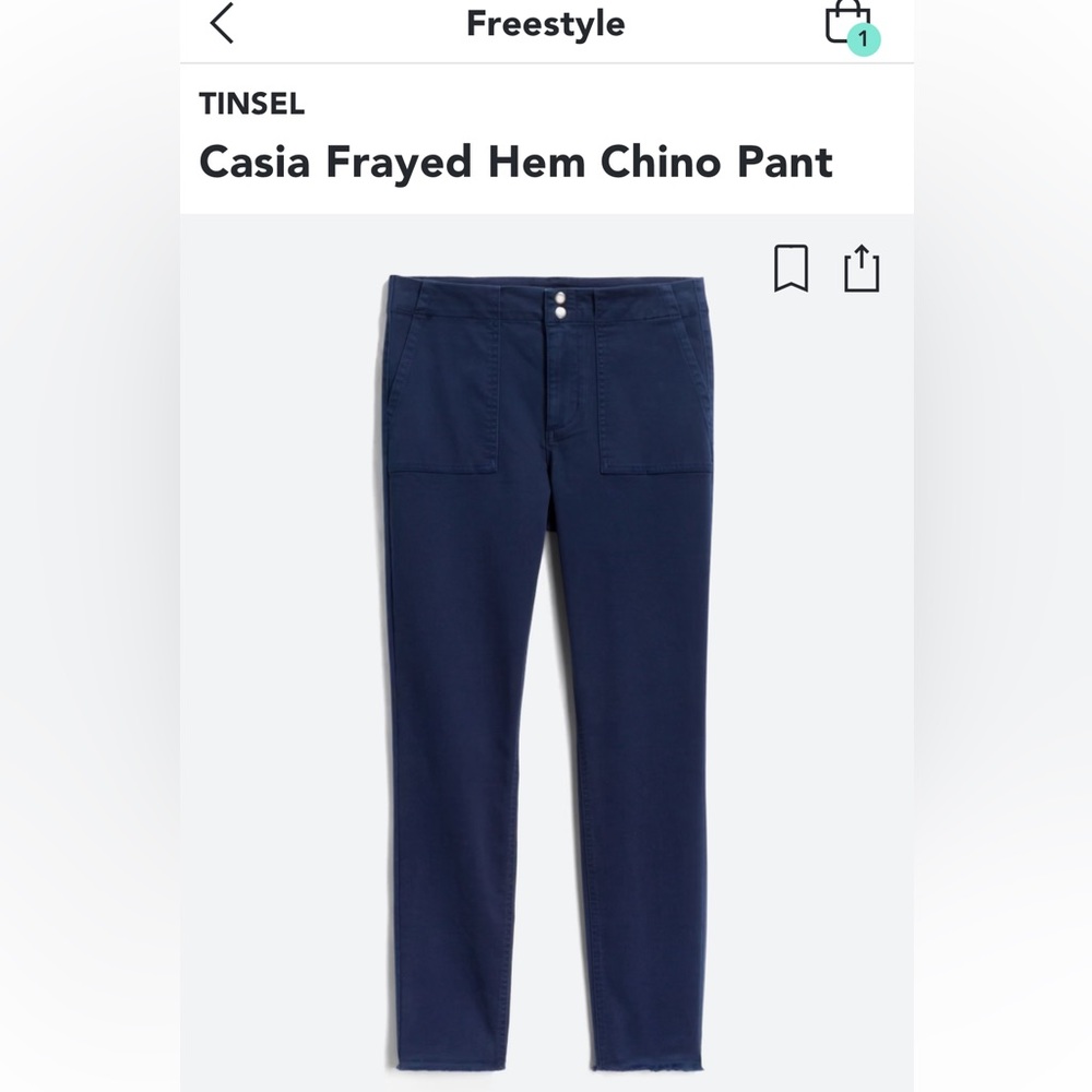 Tinsel EUC size 29 blue slacks
